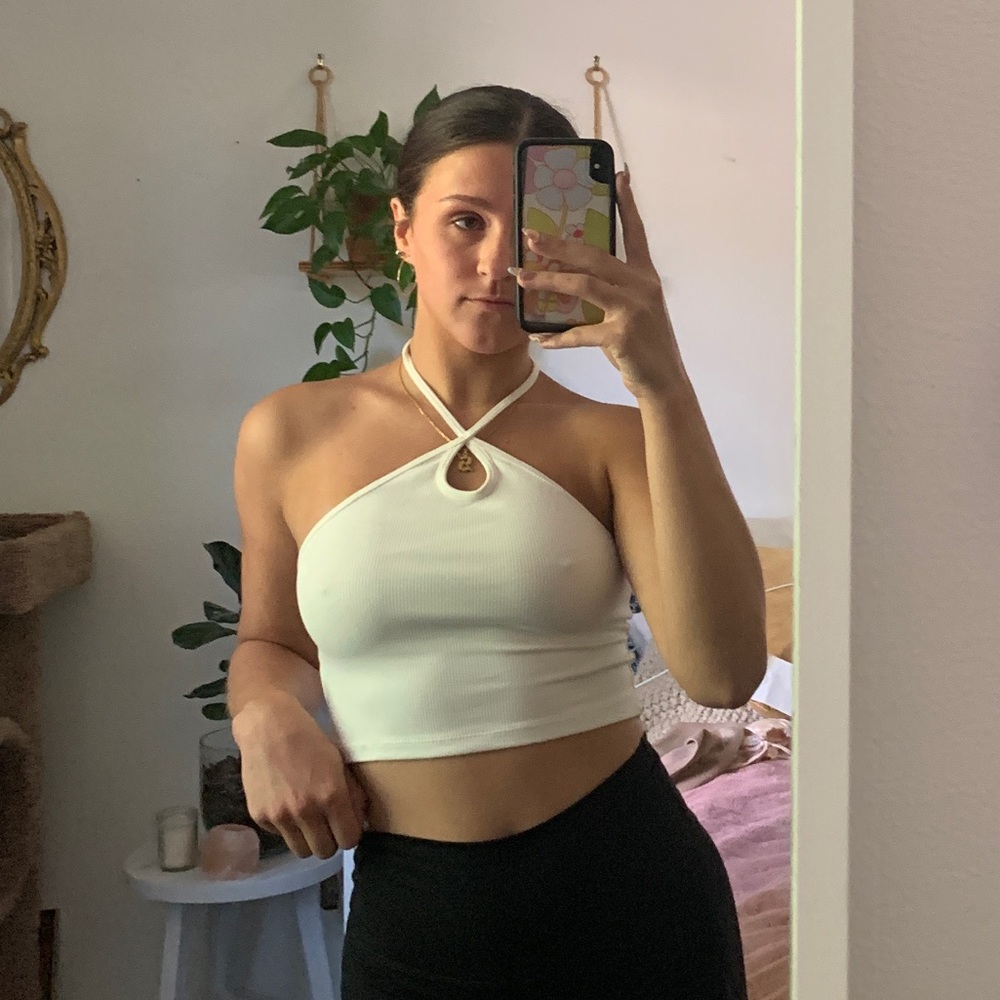NWT Zara halter top with cut out